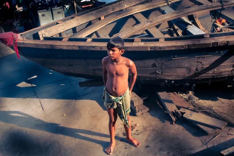 Banarasi River Boy at Varanasi Ghat